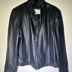 Wilsons Leather Black Jacket